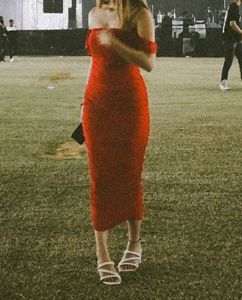 Combo Of Black And Red Dress , Size - Xs