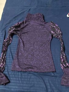 Sparkly Purple Top