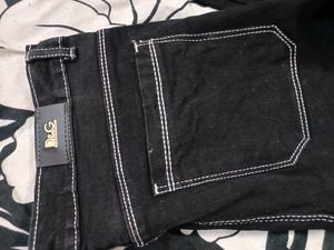 Unused/ Untouched , Six Pocket , Black Jeans ,Wide