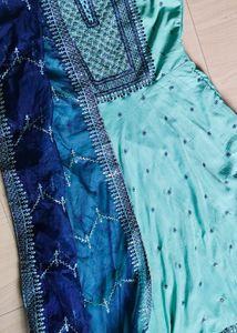 Sea green Anarkali🫧🎉