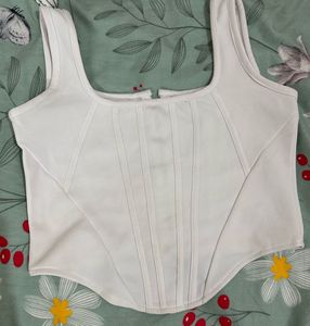 White Corset Top