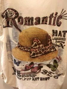 Beautiful Graphic Imported Mesh Top