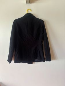 Black Double Breasted Coat