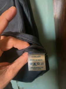 Double Pocket Black  Shirt