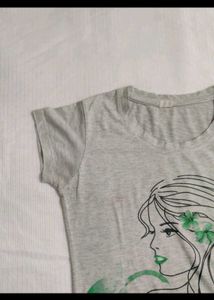Grey Girly Tee