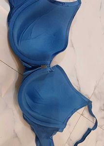 Blue Bra with Detail...36B