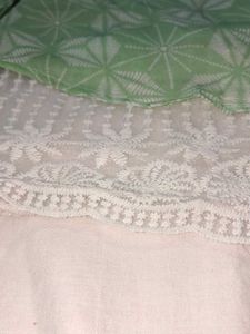 Green Floral Lace Top