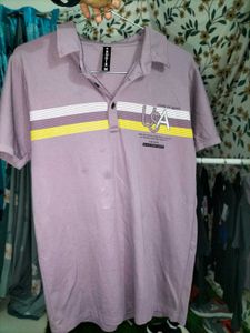 Striped Polo T-Shirt