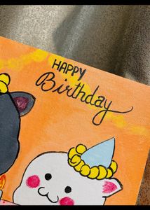 Happy Birthday Canvas Painting