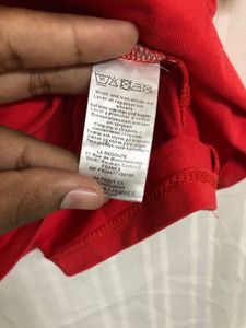 Edition Red Short Sleeve Top