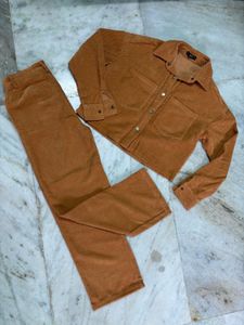 Corduroy Pant Set