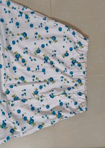 Slit Skirt And Top Set