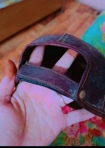 Pure Leather Cap