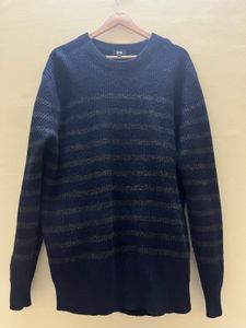 Striped Wool Blend Sweater