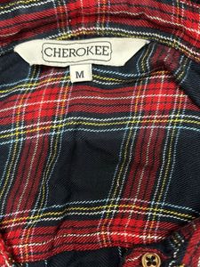 Cherokee Plaid Flannel Shirt