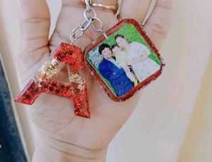 Photo Letter Keychain