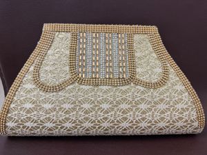 Elegant Clutch with Chain Strap