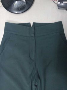 ZARA WOMEN Green Trousers