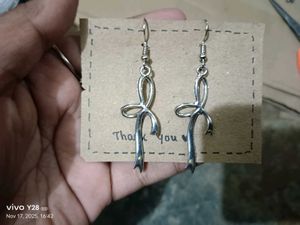 Floral Silver Earrings