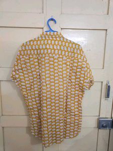 Handblock Elephant Printed Shirt