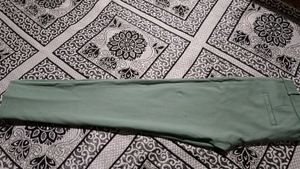 Green casual pants