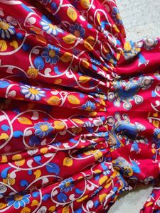 Georgette Customised Kalamkari Frock