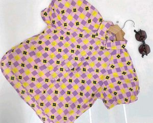 Cute Patterned Korean Top