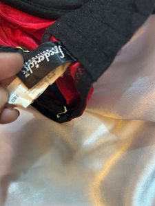 Red &amp; Black Lace Bra