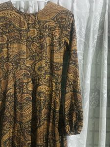Paisley Print Maxi Dress