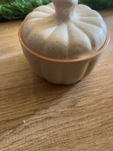 Pumpkin Spice Ceramic Jar