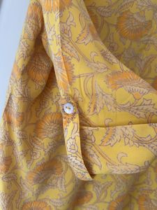XS Women Yellow kurti By UTSA