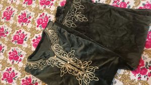 Elegant Velvet Kurta Set