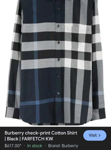 BURBERRY LONDON Men&#39;s Check Shirt