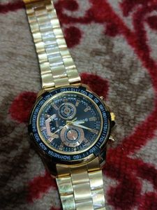 Gold-Tone Wrist Watch