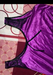 COMBO of Satin Nighty and Seamless Panties