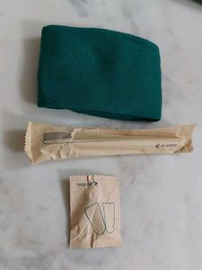 Air Astana Floral Print Pouch