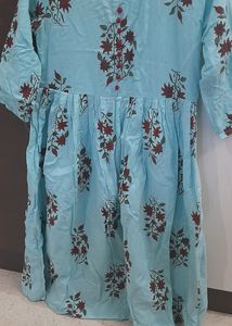 Cotton Kurti Plazzo Set