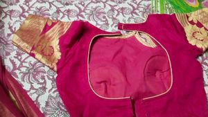 Original Silk Saree With Blouse.