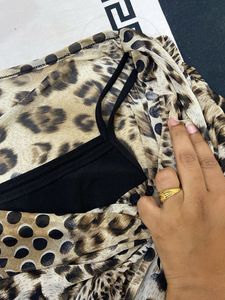 Animal Print Mini Dress
