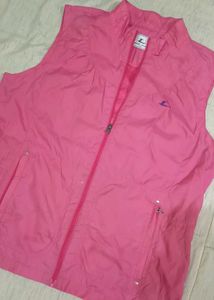 Pink Sleeveless Jacket