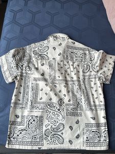 H&amp;M White/Black Button Down