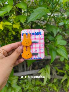 Handmade Clay Hair Clips