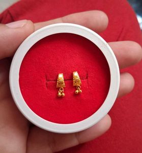 Golden Earrings 18crt