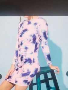 Tie-Dye Bodycon Dress