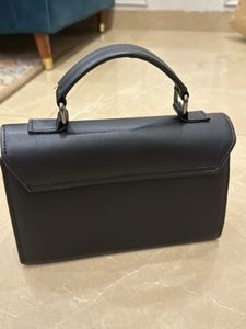 Chic Black Top Handle Bag