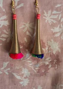 Pompom Earrings