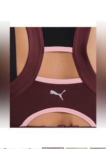 PUMAWomen Sports Lightly Padded Bra (Pink)