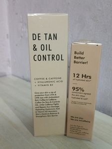 Combo  Of mcaffeine Sunscreen And Moisturizer