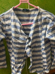 Combo Of Stripped Shrug