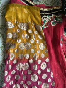 Embroidered Lehnga Saree